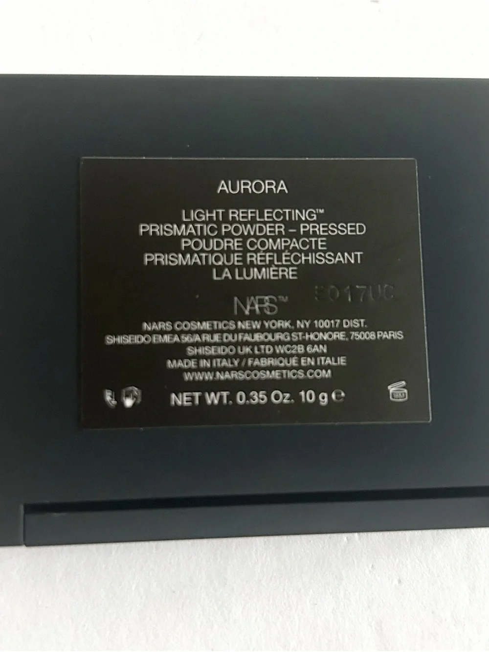 NARS Light Reflecting Pressed Setting Powder #Aurora 0.35oz/10g NIB